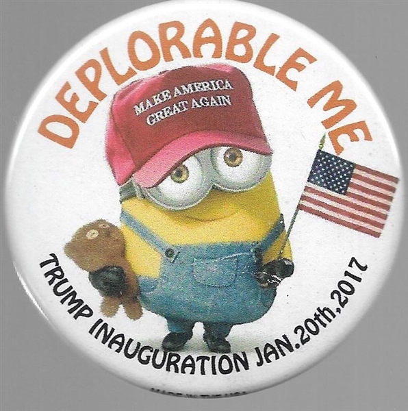 Trump Deplorable Me Inauguration Pin 