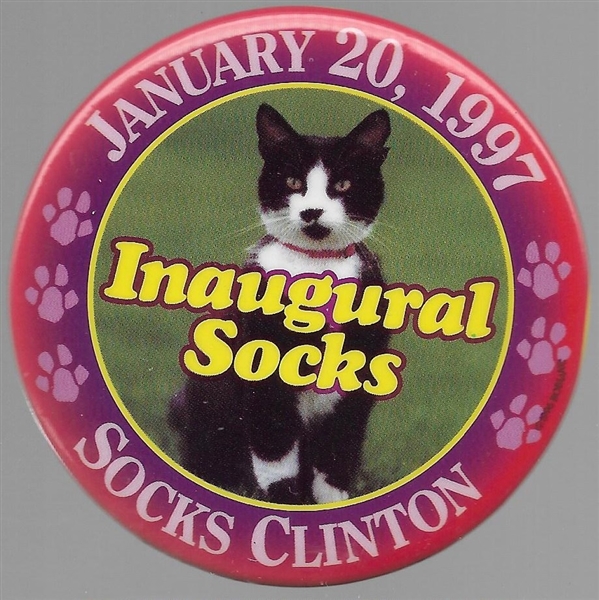 Inaugural Socks Clinton 