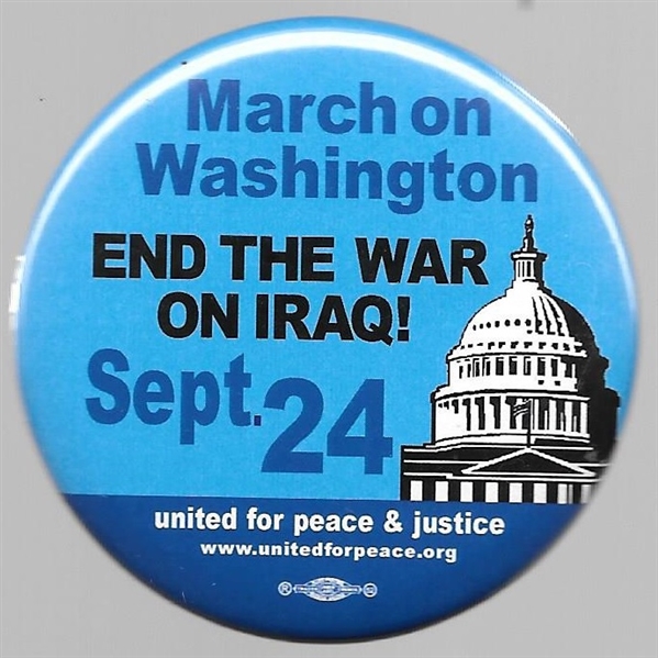 March on Washington End the War in Iraq 