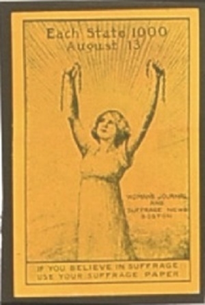 Suffrage Each State Stamp