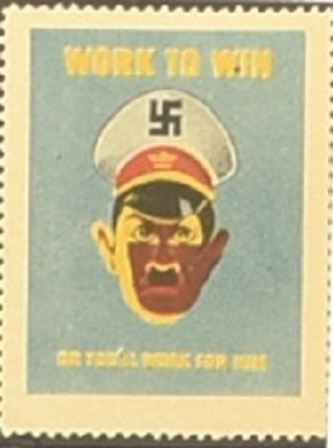 World War II Anti Hitler Stamp