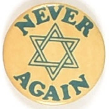 Jewish Star of David Never Again
