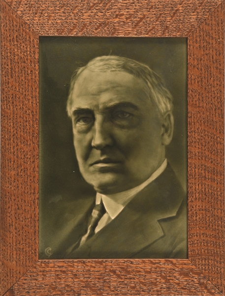 Harding Framed American Art Clay Co. Portrait