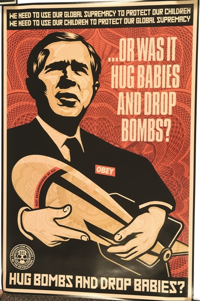 George W. Bush Hug Bombs and Drop Babies