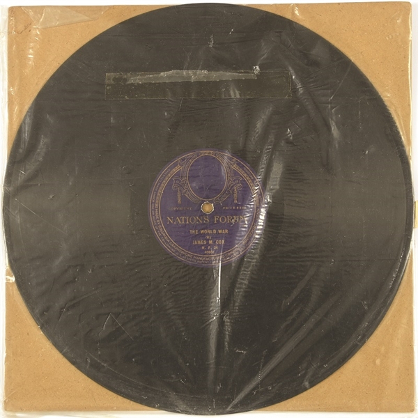 James Cox World War Record