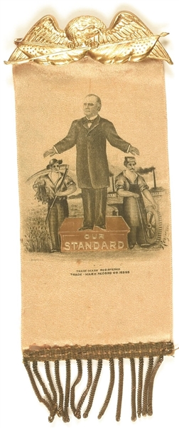 William McKinley Our Standard Ribbon
