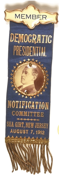 Wilson Notification Committee Sea Girt, N.J. Ribbon