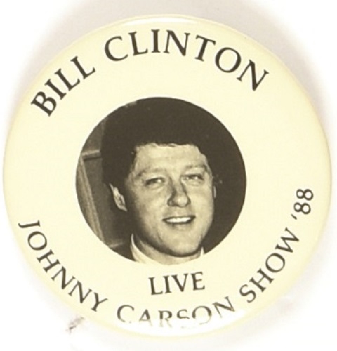 Bill Clinton Live on the Johnny Carson Show