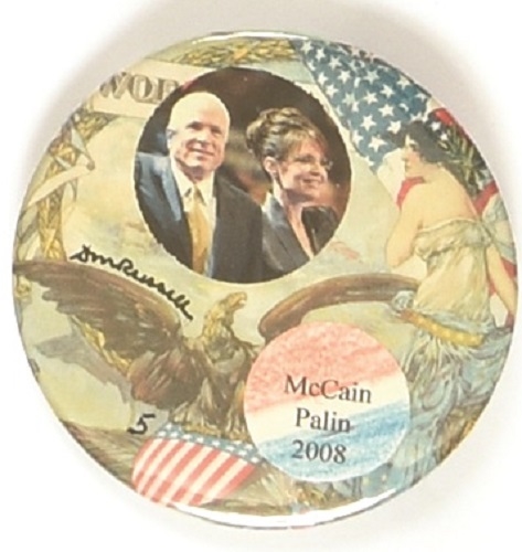 McCain, Palin Jugate by David Russell