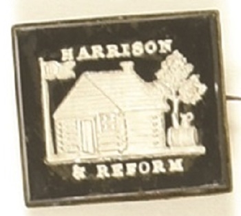 William Henry Harrison Log Cabin Sulfide
