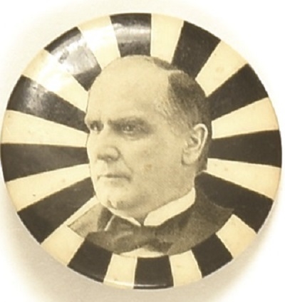 McKinley Black and White Rays Celluloid