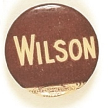 Woodrow Wilson Small Red, White Celluloid