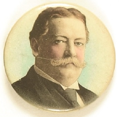 William Howard Taft Multicolor 1 1/4 Inch Pin