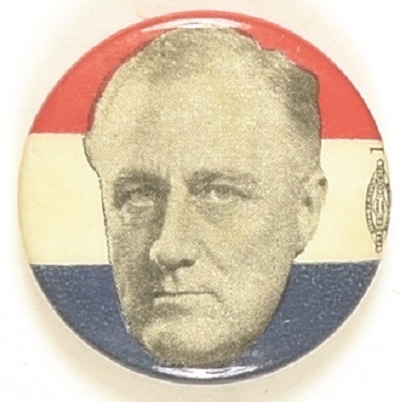 Franklin Roosevelt RWB "Floating Head" Pin
