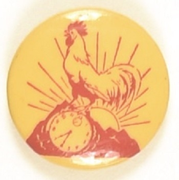 1920s Era Democratic Rooster Celluloid