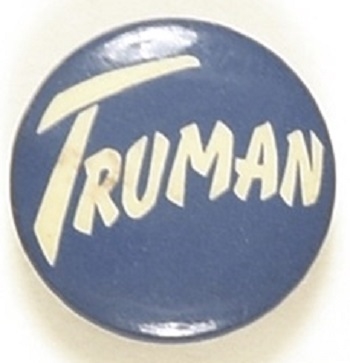 Truman Scarce Celluloid, Unusual Lettering