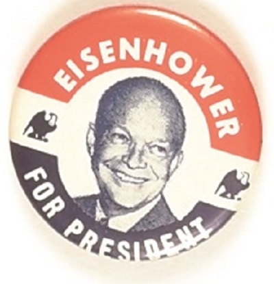 Eisenhower for President Pair of Eagles