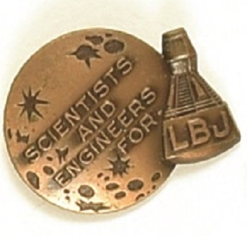 LBJ Gemini Space Capsule Pin