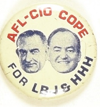 Johnson, Humphrey AFL-CIO COPE
