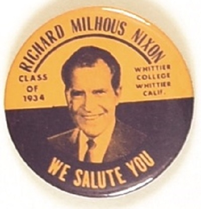 Nixon Whittier College Class of 1934