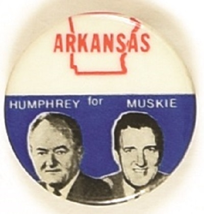 Humphrey, Muskie State Set Arkansas