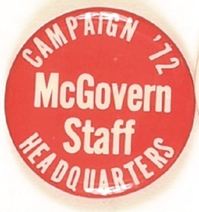 McGovern Staff Campaign Headquarters