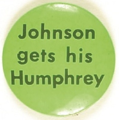 Johnson Gets His Humphrey