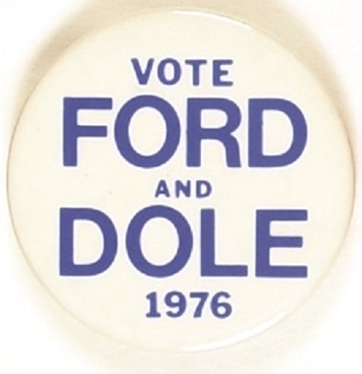 Vote Ford and Dole 1976