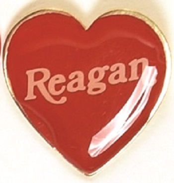 Reagan Clutchback Heart Pin