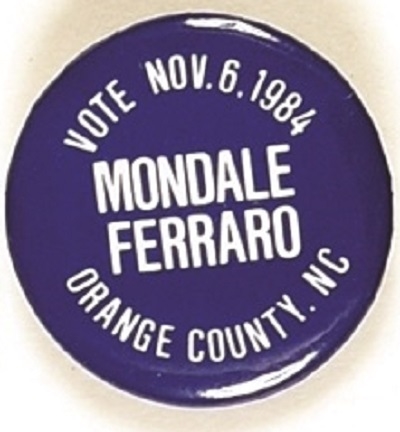 Mondale, Ferraro Orange County, N.C.