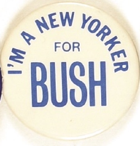 Im a New Yorker for Bush