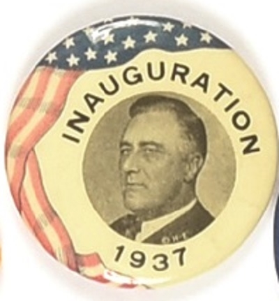 Franklin Roosevelt 1937 Inaugural Pin