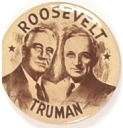 Franklin Roosevelt, Truman Scarce Jugate