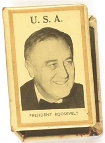 Franklin Roosevelt Matchbook Holder
