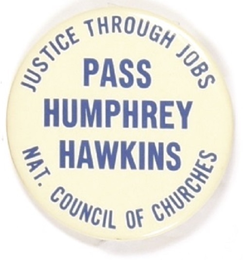 Pass Humphrey-Hawkins, U.S. Council of Churches