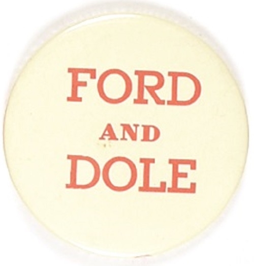 Ford and Dole Red and White Celluloid