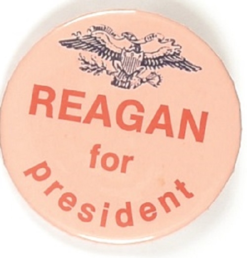 Reagan for President Eagle Celluloid