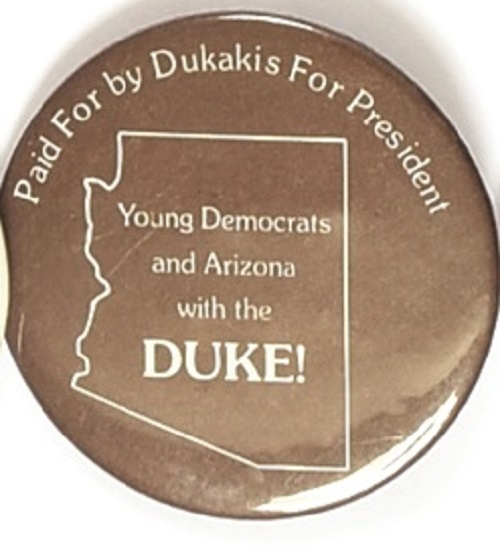 Young Democrats of Arizona for Dukakis