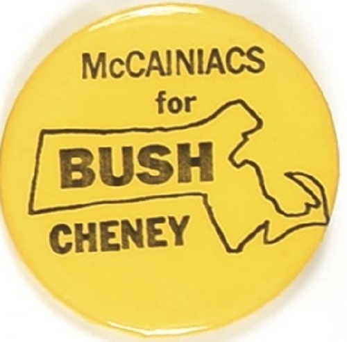 McCainiacs for Bush Massachusetts Celluloid