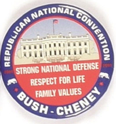 Bush White House 2000 Convention Pin