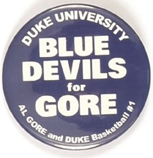 Duke Blue Devils for Al Gore