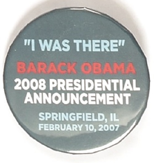 Obama Springfield, Illinois, Presidential Announcement