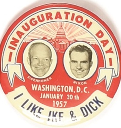 I Like Ike and Dick 1957 Inaugural Jugate