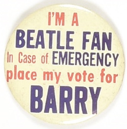 Barry Goldwater Im a Beatle Fan