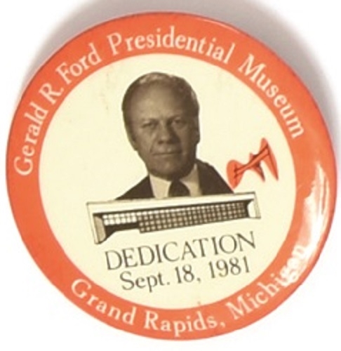 Gerald Ford 1981 Museum Dedication Pin