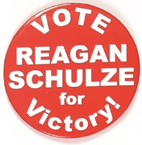 Vote Reagan, Schulze Pennsylvania Coattail