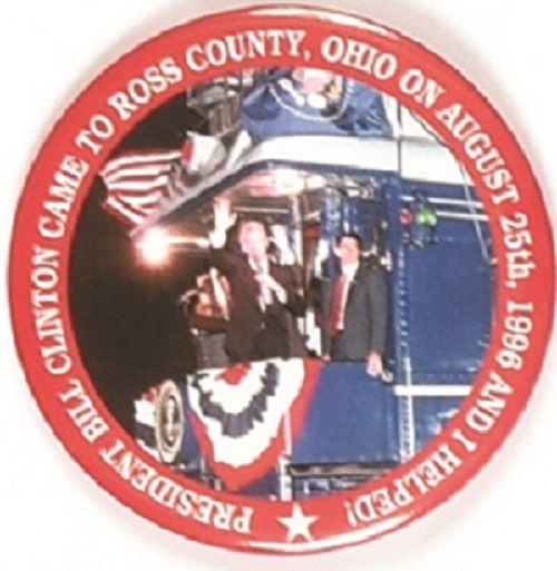 Clinton Ross County, Ohio Train Tour Pin
