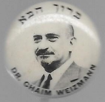 Dr. Chaim Weizmann, President of Israel