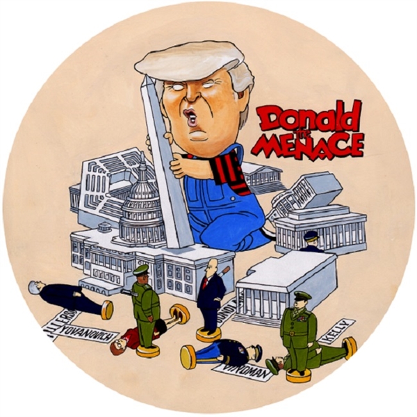 Trump Donald The Menace by Brian Campbell