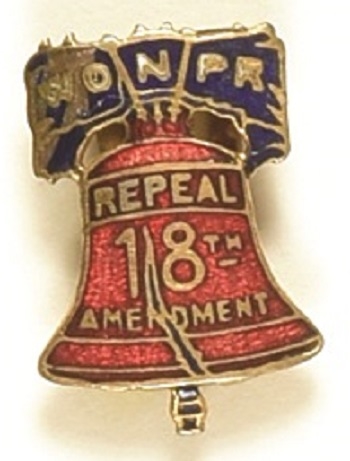Repeal Prohibition WONPR Liberty Bell Pin